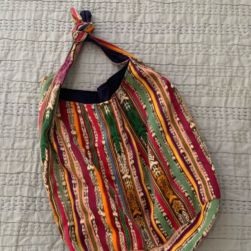 Guatemalan Tie Top Tote